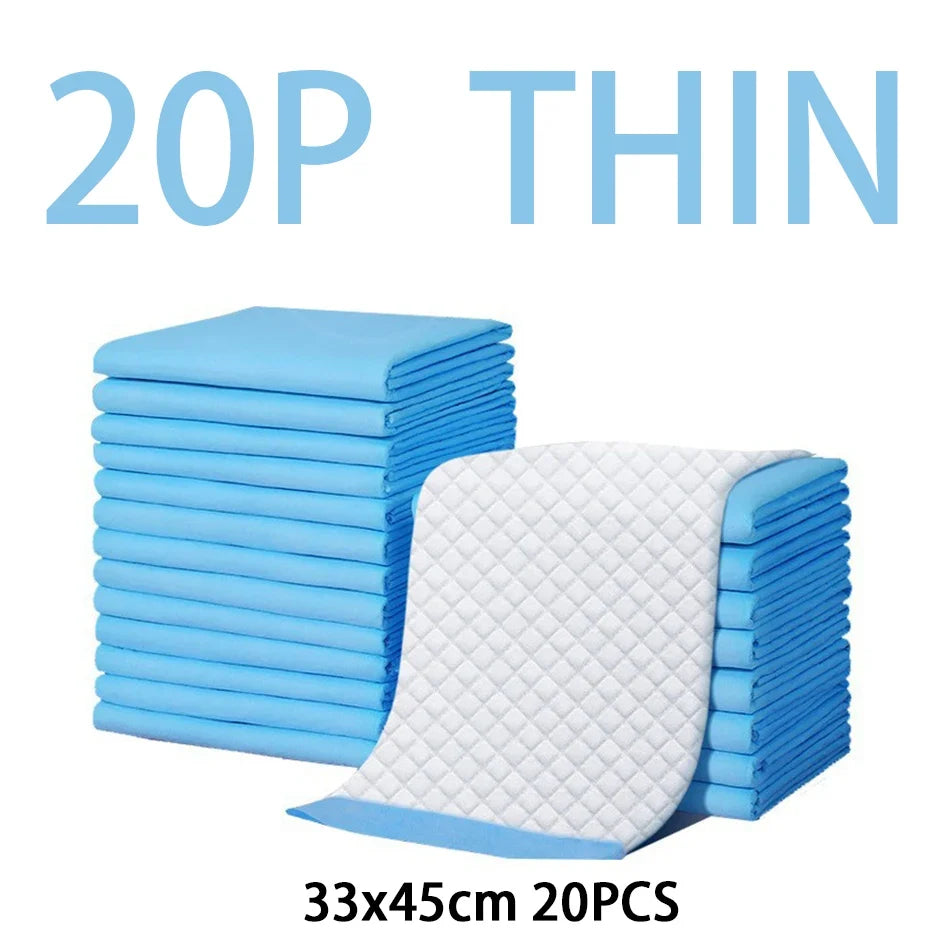 20 40 50 Disposable Puppy Pee Pads – 4 Colors