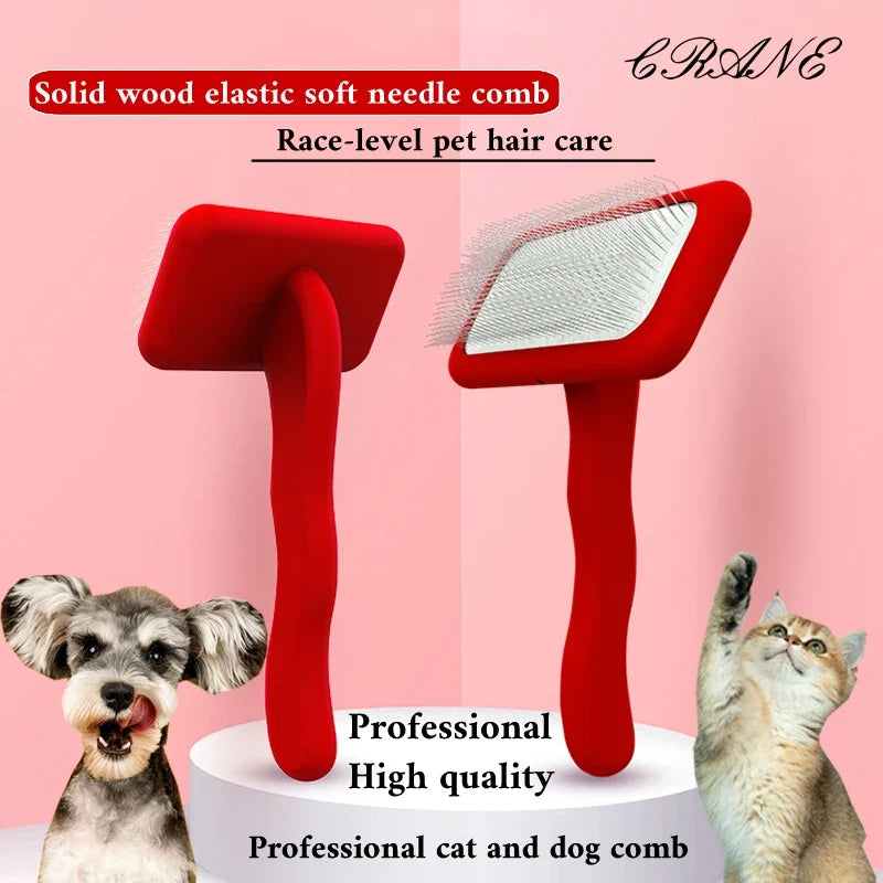 Crane Dog/Cat Grooming Brush Wooden Dog - MyPetDollar.com