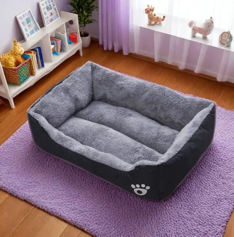 Pet Mattress Gray Soft Dog Bed Warm Sleeping - MyPetDollar.com