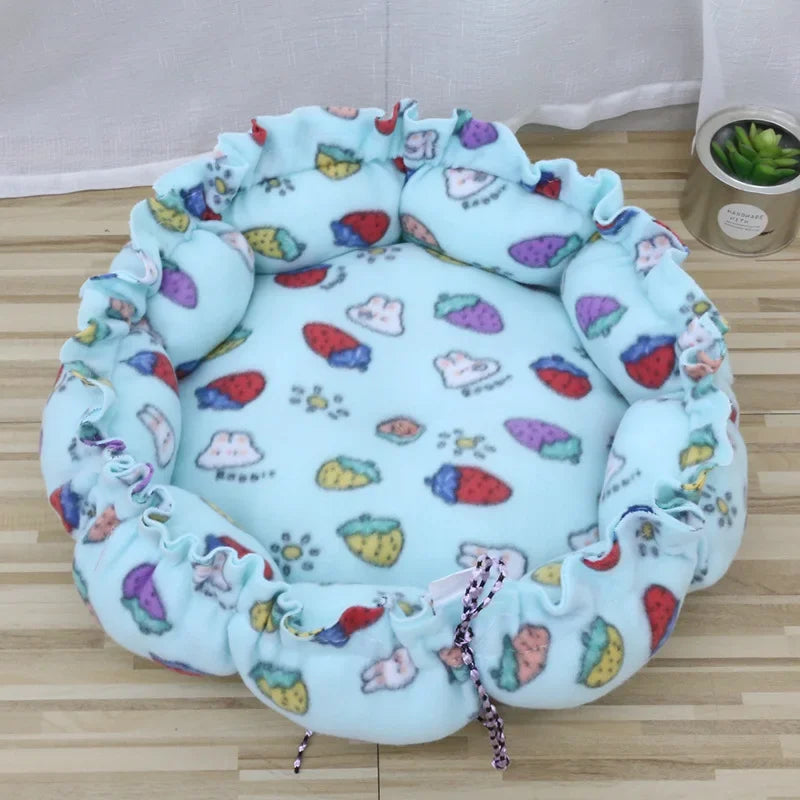 Soft Cat Bed Fluffy Adjustable Cat Cushion - MyPetDollar.com