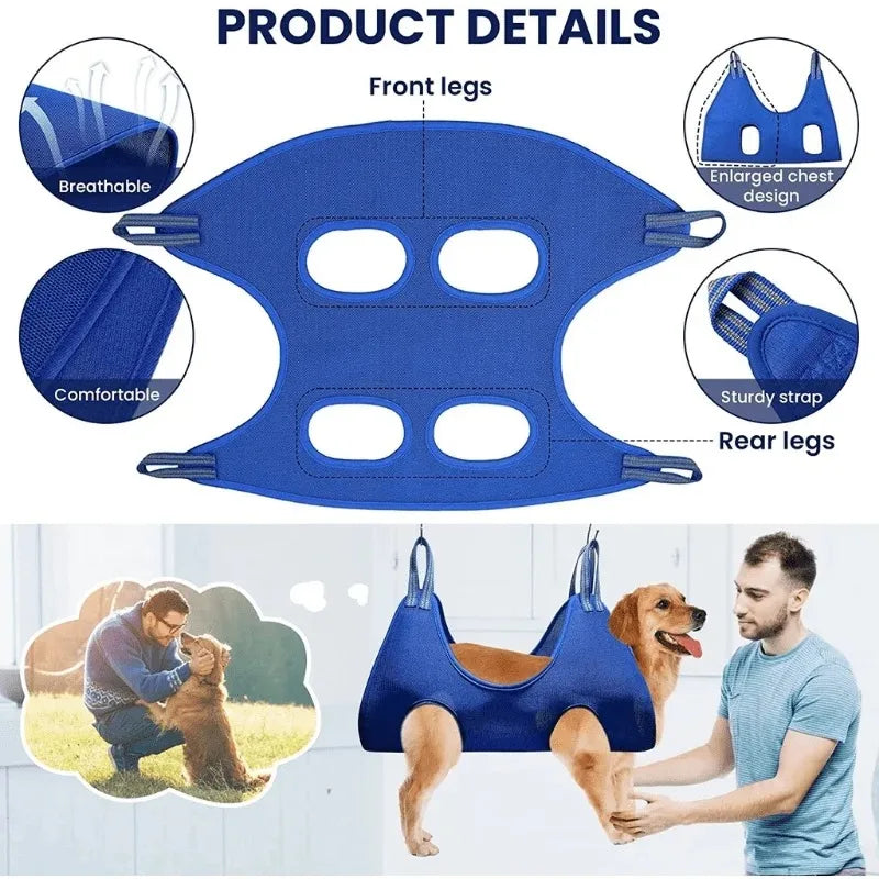 Pet Grooming Hammock Reinforced Grommets - MyPetDollar.com
