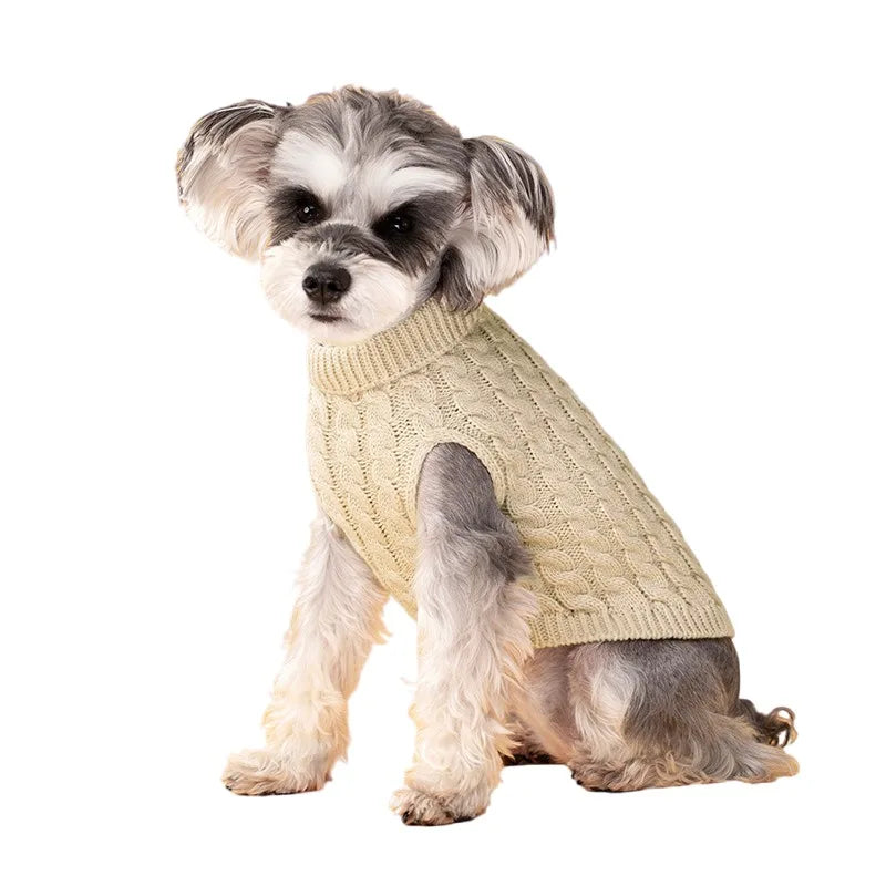 Warm Dog Sweaters for Small Dogs Turtleneck - MyPetDollar.com