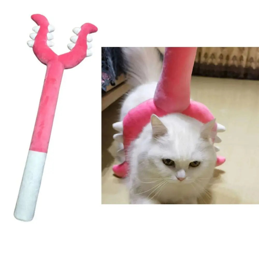 Cute Plush Cat Teaser Fork Shape 70cm Funny - MyPetDollar.com
