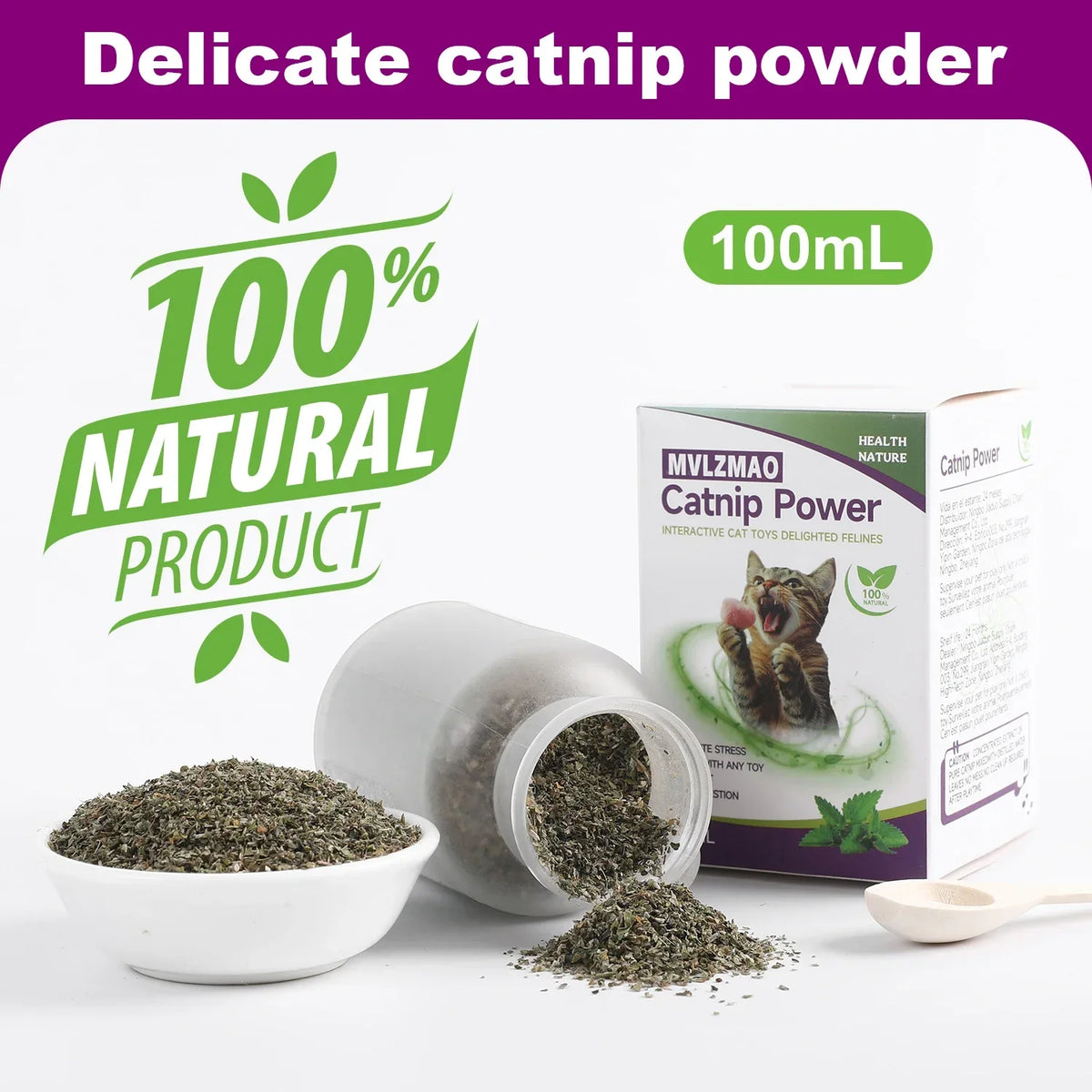 Silvervine Powder, More Attractive Than Catnip for Cats