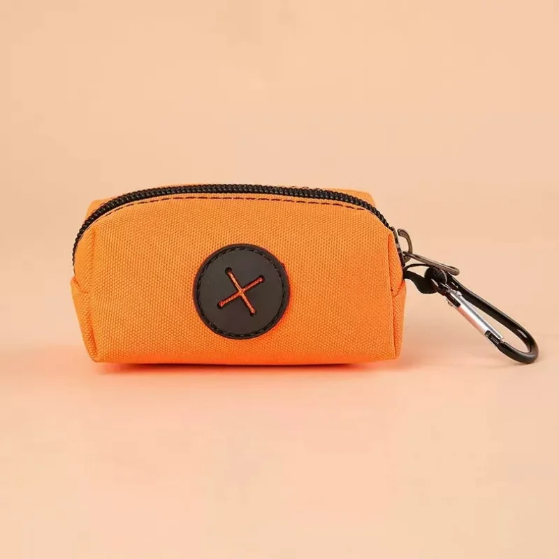 Canvas Dog Poop Pouch Holder, Outdoor Pet Waste