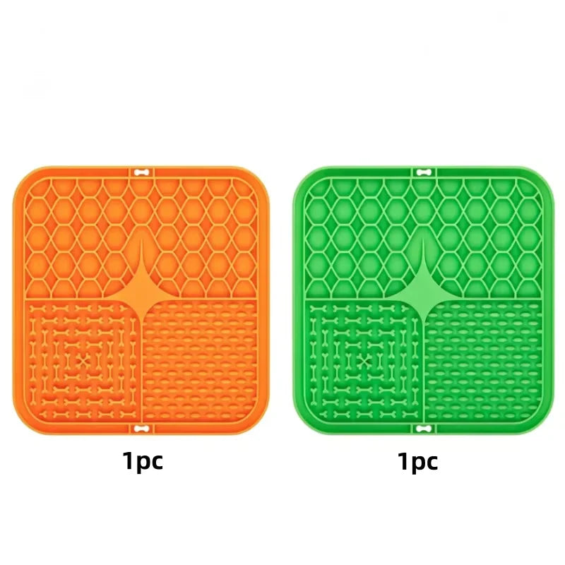 Dog Lick Mat Silicone Slow Feeder Mat with - MyPetDollar.com