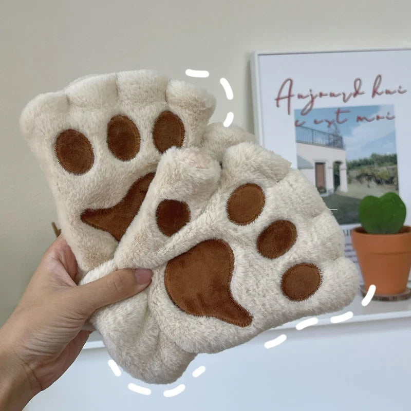 Lovely Plush Cat Claw Paw Gloves Plush - MyPetDollar.com