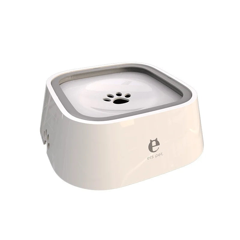 Dog & Cat Bowl Floating Water Drinker Not Wet Mouth Splash – Dog Supplies