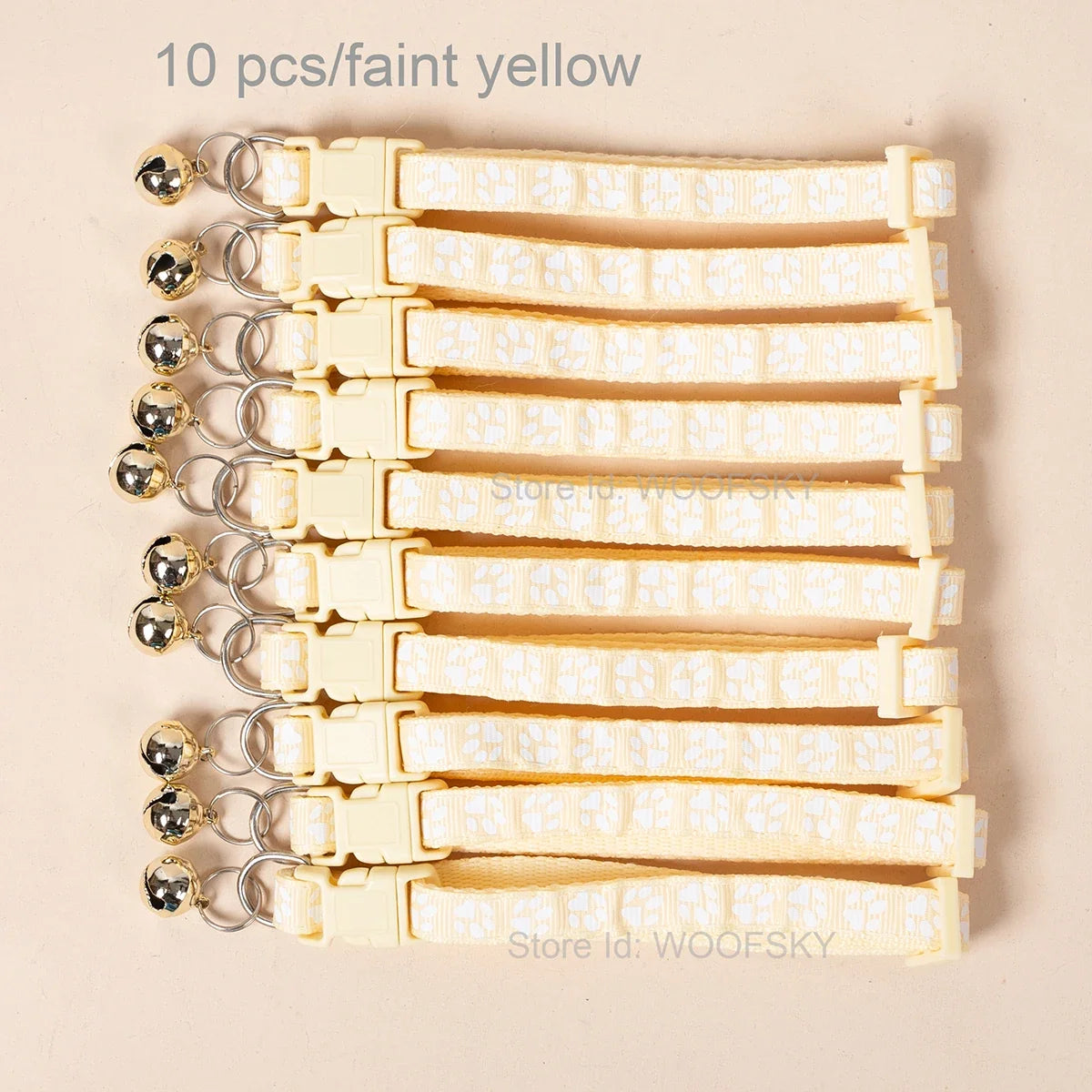 10pcs Colorful Pet Collars with Bell 23 - MyPetDollar.com