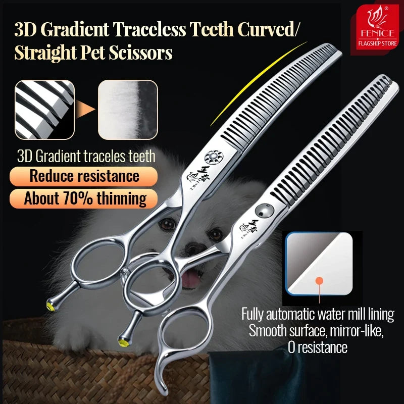 Fenice 7/7.5 Inch VG10 Steel 3D Gradient - MyPetDollar.com