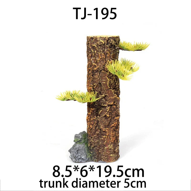 Fish Tank Resin Sinking Wood Aquarium Simulation Tree – 8 Colors