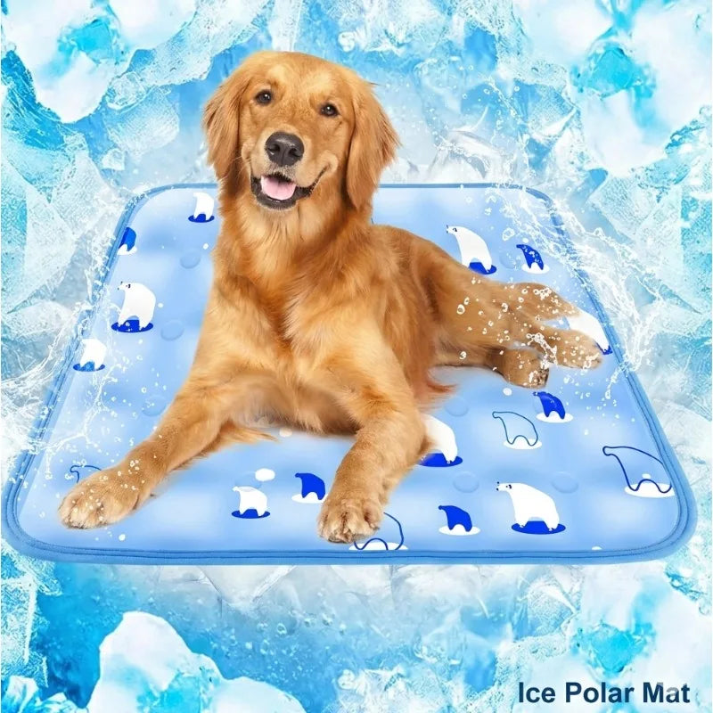 Large Pet Cooling Mat for Summer Heat Relief - MyPetDollar.com