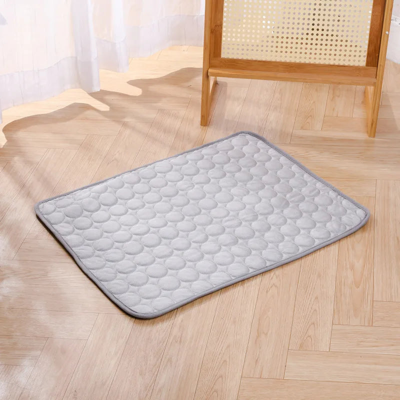 Summer Ice Silk Pet Cooling Mat, Breathable - MyPetDollar.com