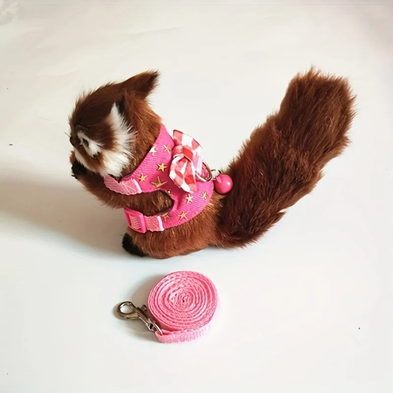 Padded Set Hamster Harness and Leash – 3 Colors