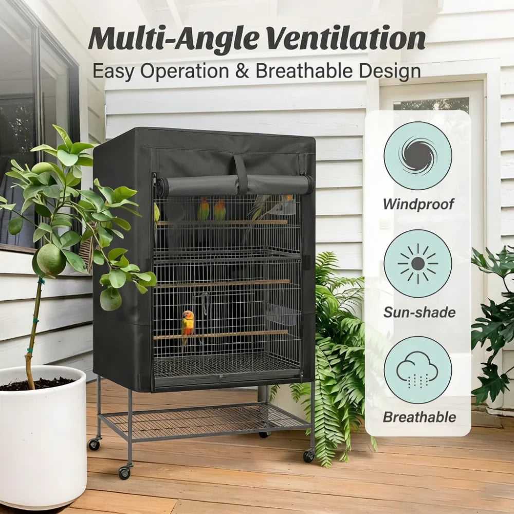 Washable Bird Cage Cover Oxford Cloth Light - MyPetDollar.com