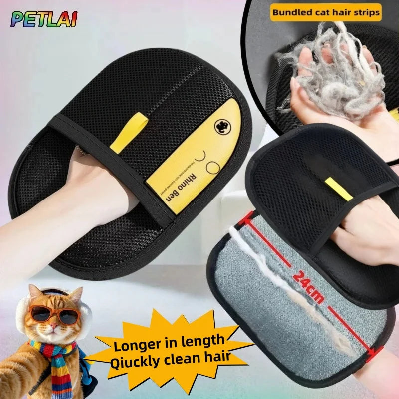 Pet hair glove removal Cat Grooming Reusable - MyPetDollar.com