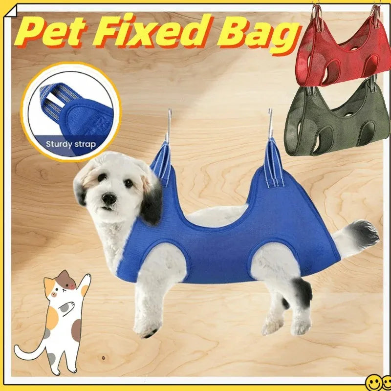 Pet Grooming Hammock Reinforced Grommets - MyPetDollar.com