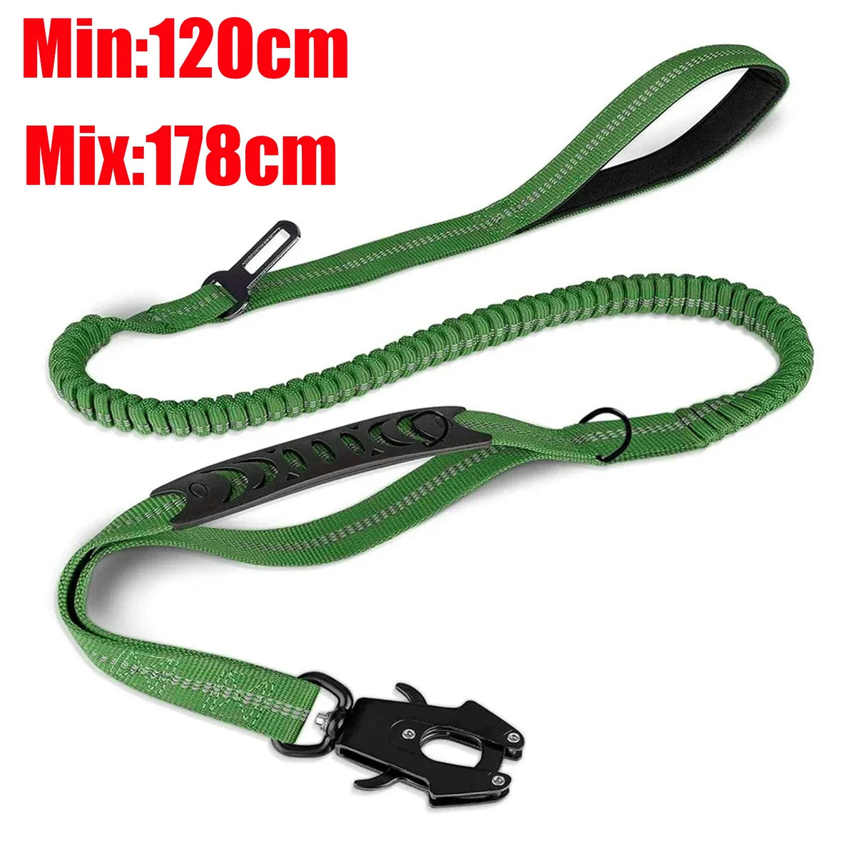 Reflective Shock Absorbing Dog Lead
