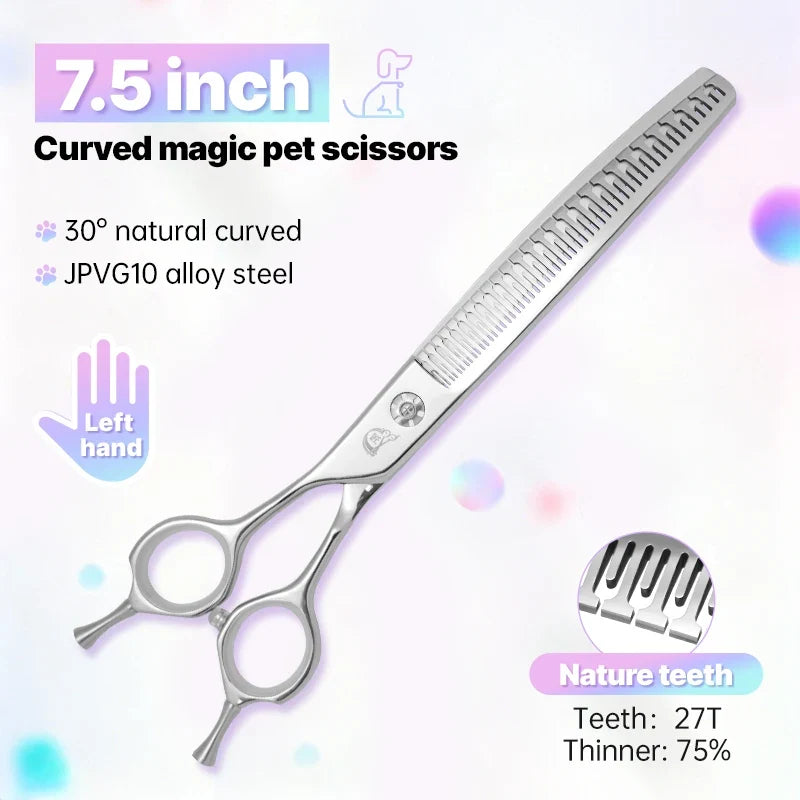 Crane 7. 5inch High-end Left Hand Dog Grooming Scissors – Dog Supplies