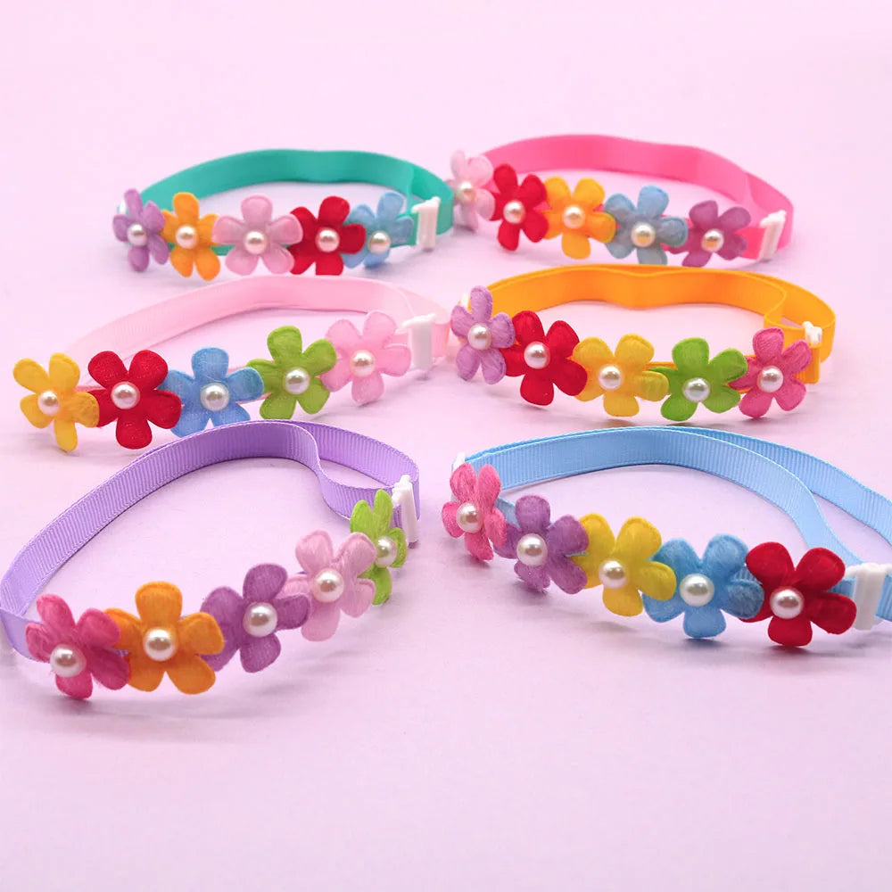 10PCS New Cat Necklaces Colorful Adjustable - MyPetDollar.com