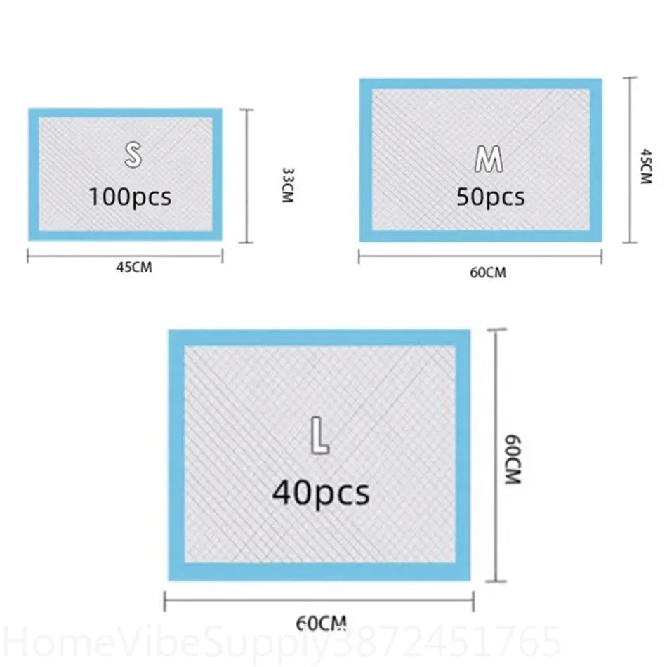 20/40/50/100Pcs Disposable Puppy Pee Pads - MyPetDollar.com