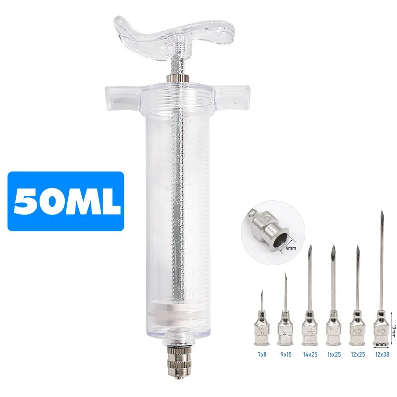 10/20/30/50ml Transparent Syringes - MyPetDollar.com