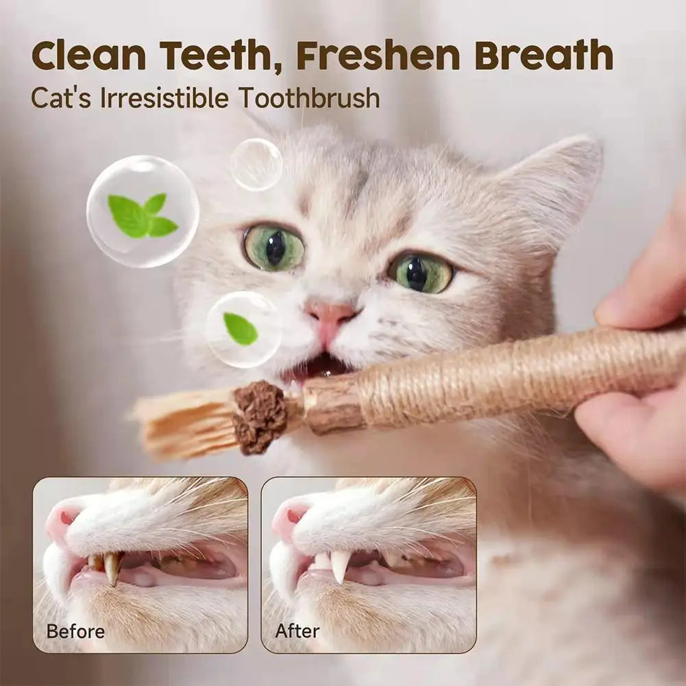 Silvervine Cat Chew Stick Natural‑Wood Cats - MyPetDollar.com
