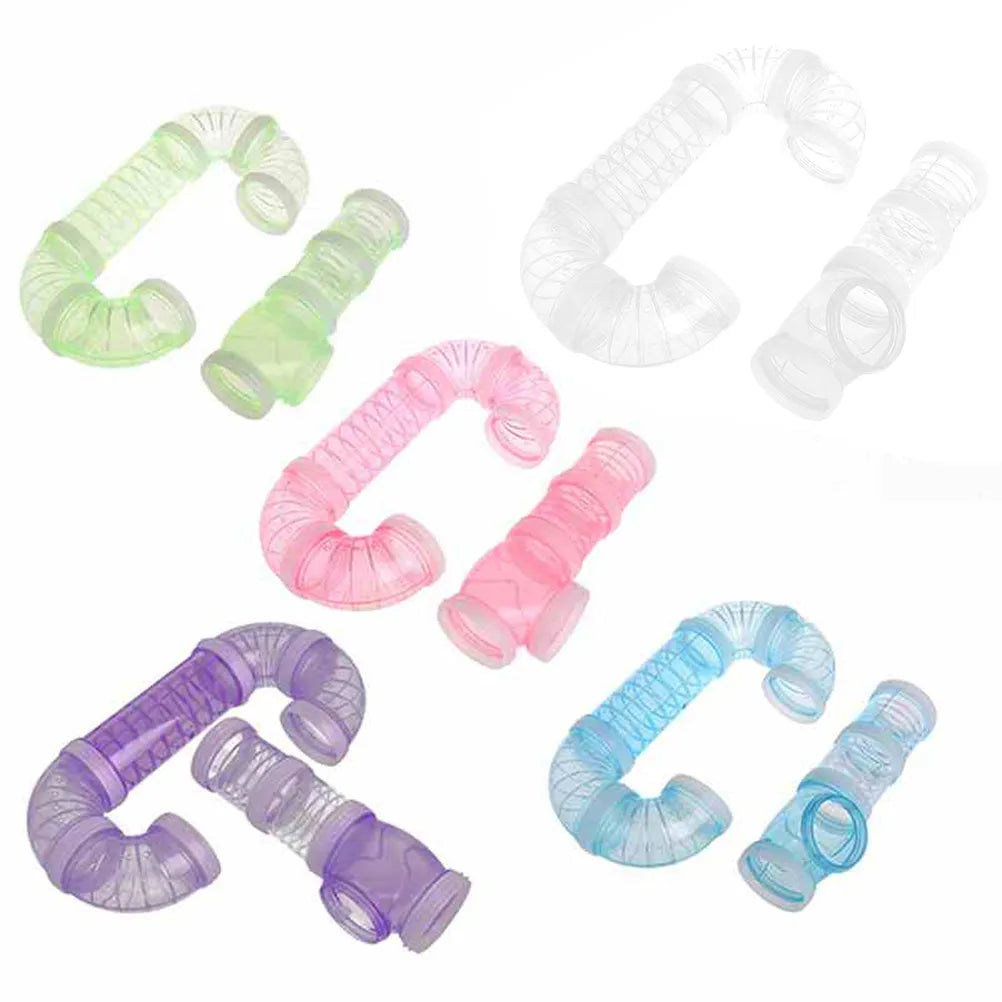Hamster Tunnel Tube Plastic Exercise for Small Pets