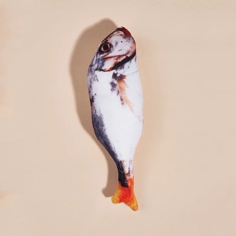 Simulation Goldfish Cat Toys Pets Teeth Chew Fish Doll Stuffed (6 colors) – view 12