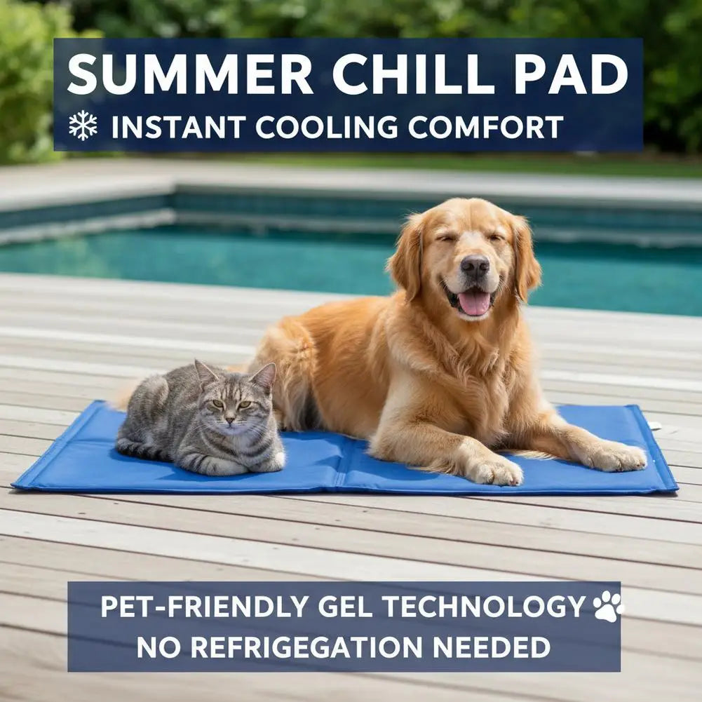 Summer Chill Pad Pet Ice Bed Mats Cushion - MyPetDollar.com