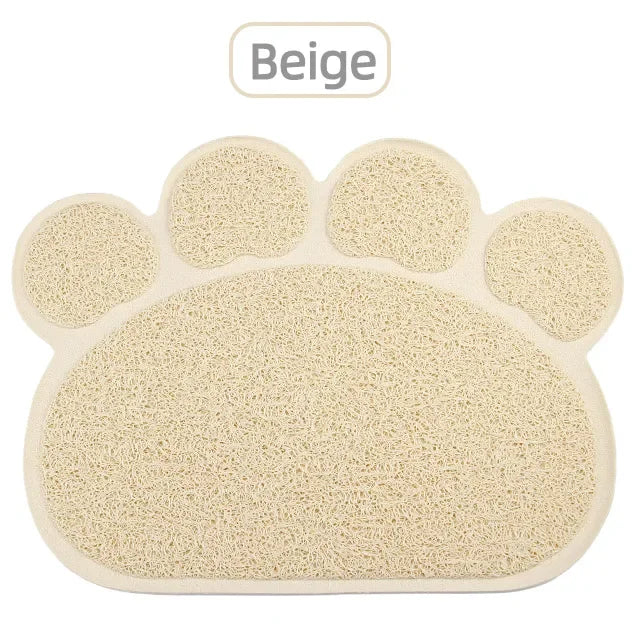 Dog & Cat Feeding Pad Paw Shape Bed