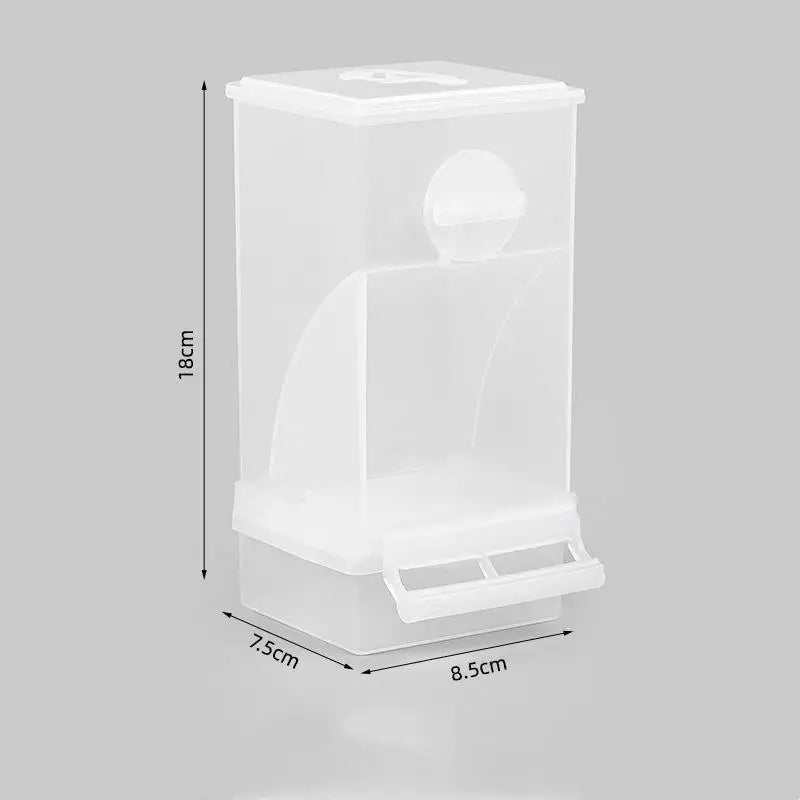 Ssummer10 Transparent Automatic Hanging Bird Seed Food Feeder – 4 Colors