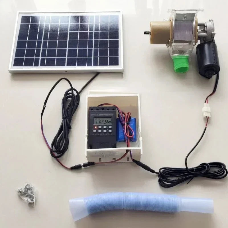 Solar Poultry Automatic Timing Feeder – Livestock Feeders & Waterers