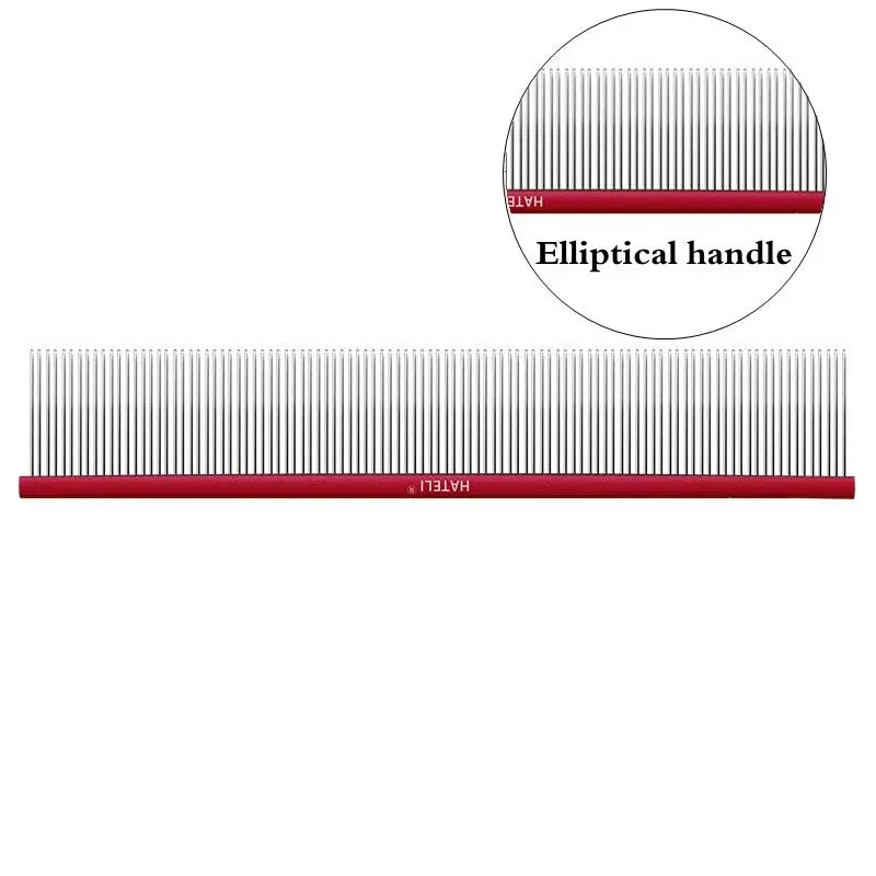 0.1cm Dense Toothed Pet Comb Light Aluminum - MyPetDollar.com
