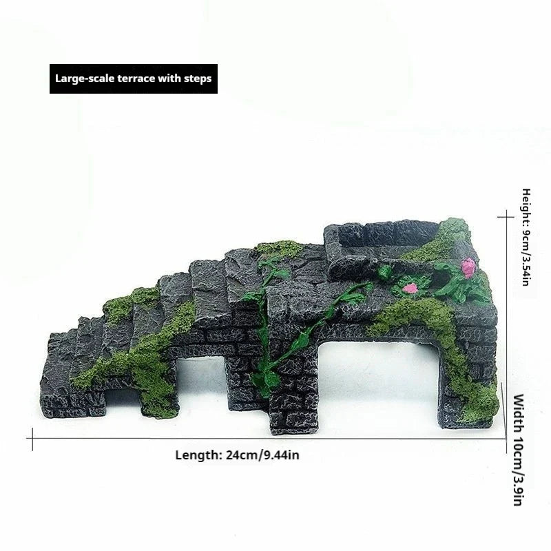 Adjustable Turtle Platform Rectangular Aquarium Fish Tank