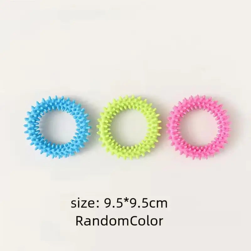 Pet Chew Toys Set Bone Pacifier Thorn Ring - MyPetDollar.com