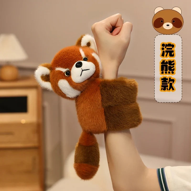 Funny Multifunctional Cartoon Animal Plush Wristband Toys for Dogs