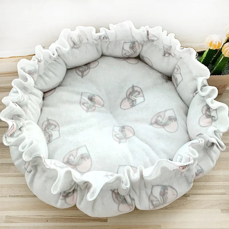 Soft Cat Bed Fluffy Adjustable Cat Cushion - MyPetDollar.com