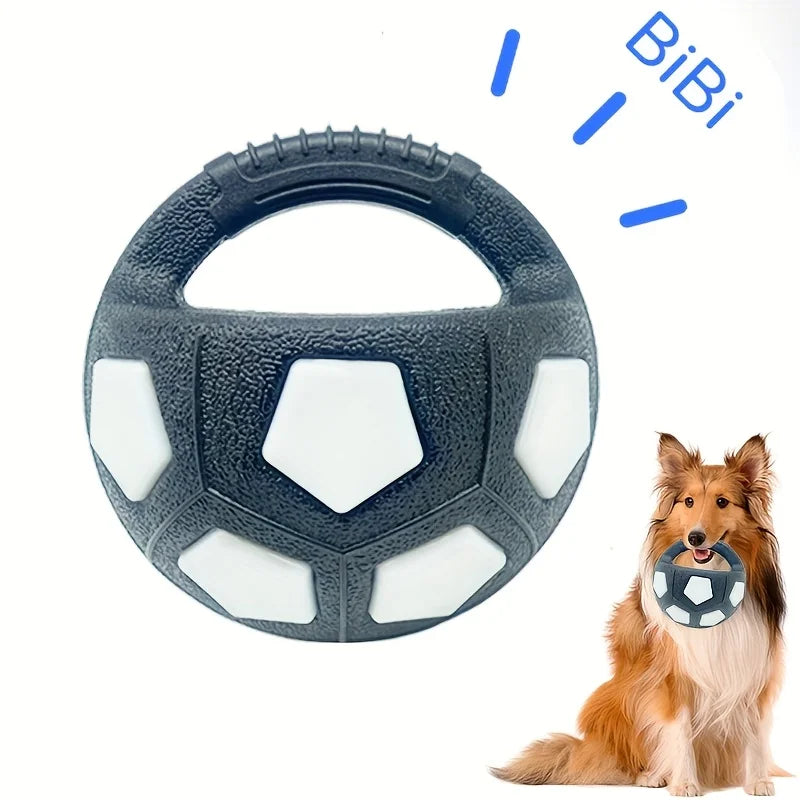 Soccer Ball Pet Vocal Toy, Durable TPR Material Dog Toy – 3 Colors