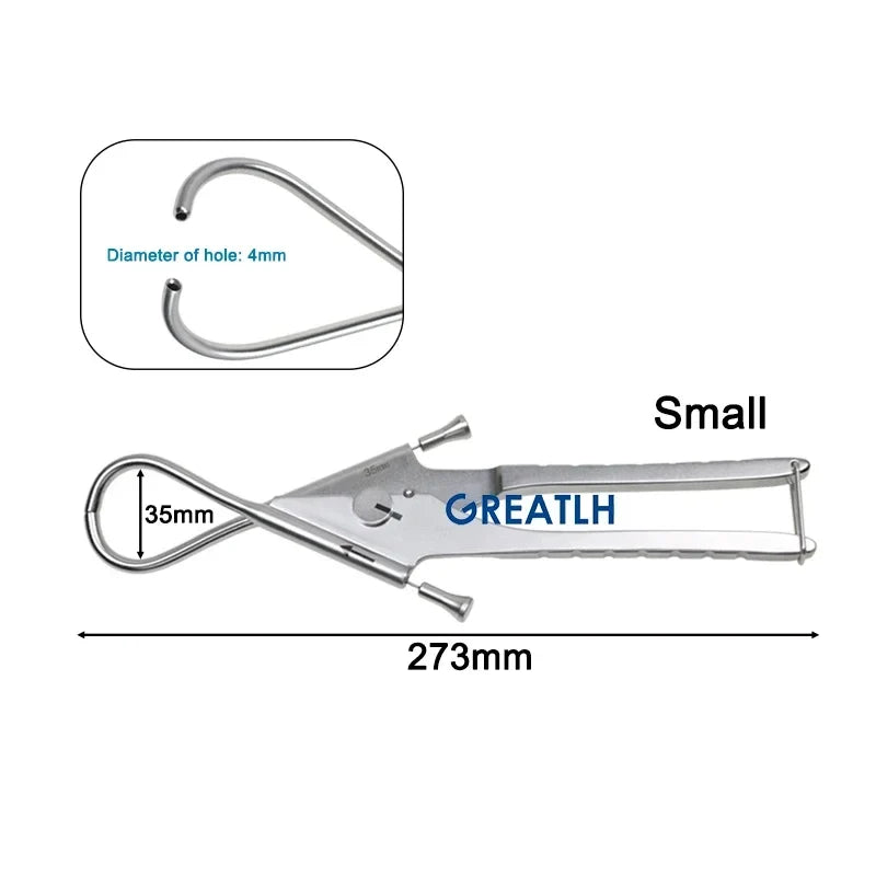 Greatlh Bone Wire Passers Guide Device Stainless Steel for Dogs