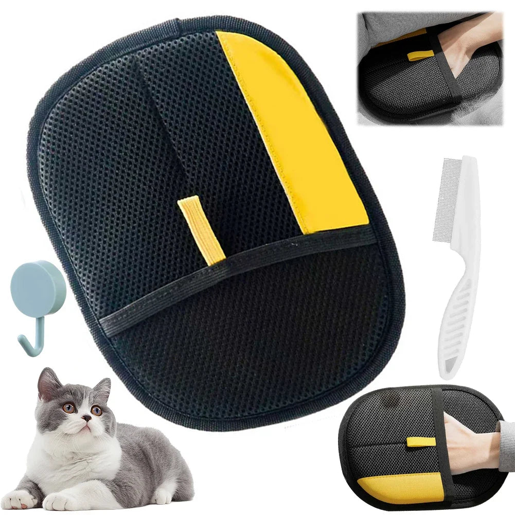 1-3PCS Pet Hair Remover Glove Double-Sided - MyPetDollar.com