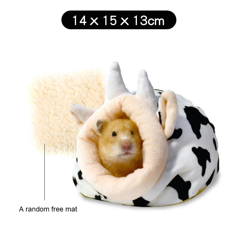 Hamster Supplies Cotton Nest Pet Rat Hanging Bed – 11 Colors