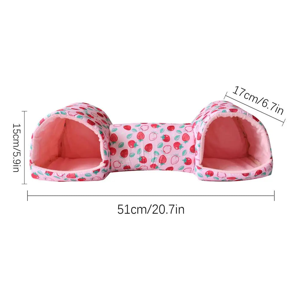 Washable Hamster Tunnel Bed