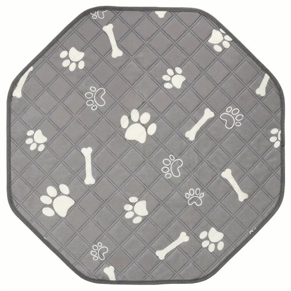 Pet Car Seat Cover Anti Slip Octagonal Dog Urine Pad, Washable
