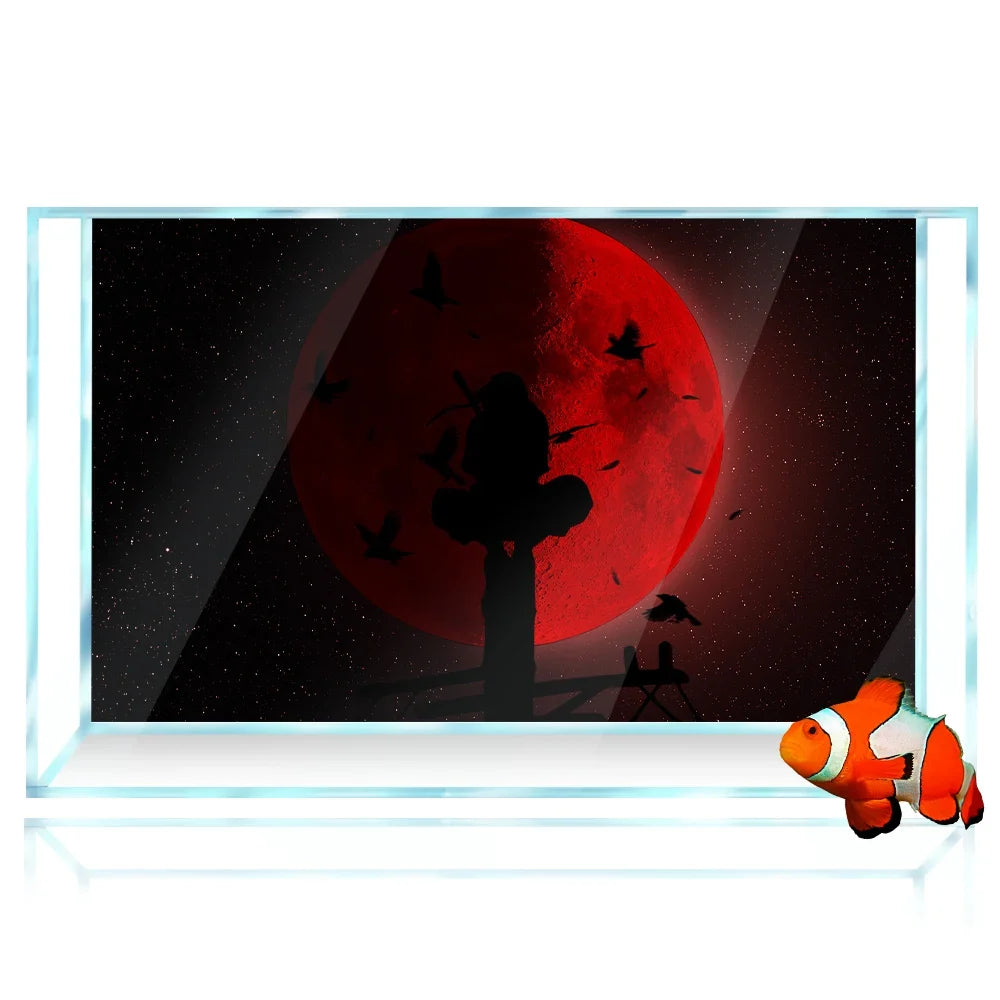 Aquarium Background Sticker - Ninja Cartoon - MyPetDollar.com