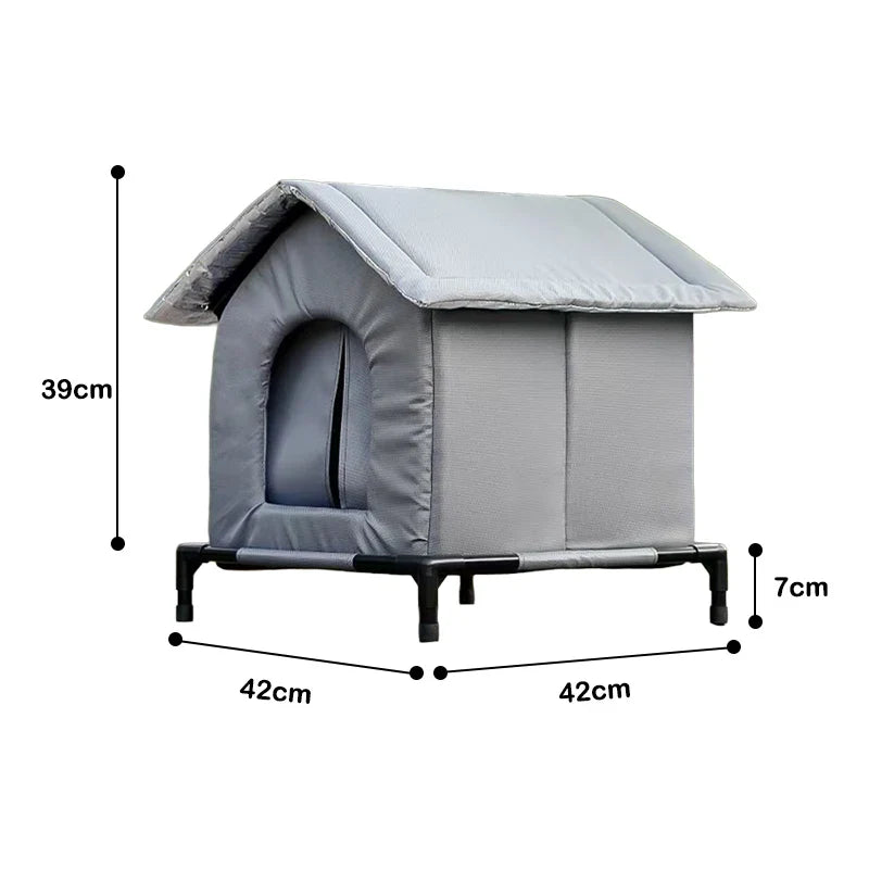 Waterproof Outdoor Pet House Thickened Cat Nest – 6 Colors