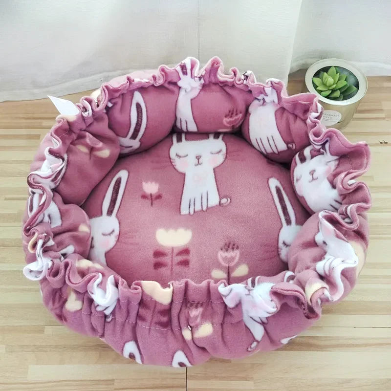 Soft Cat Bed Fluffy Adjustable Cat Cushion - MyPetDollar.com