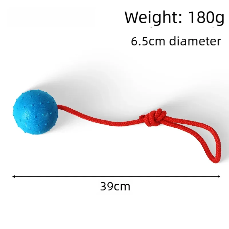 Ball on Rope Dog Toy – 9 Colors
