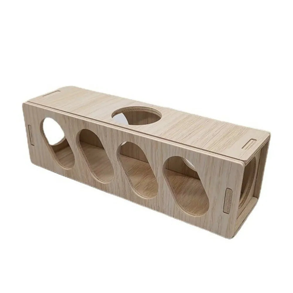 Natural Wood Hamster Tunnel Toy Durable DIY - MyPetDollar.com