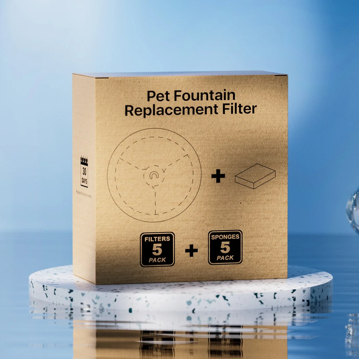 Cat Water Fountain Replacement Filters 5PCS - MyPetDollar.com